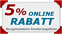5% Online Rabatt