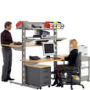 PC-Stationen und Steh-Arbeitsplätze