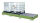 Auffangwanne, BxTxH 3850x1300x340 mm,