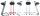 Stehhilfe, ESD, Gestell rot,