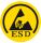 Stehhilfe, ESD, Gestell lichtgrau,