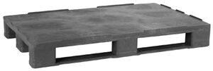 Kunststoffpalette, 3 Kufen,