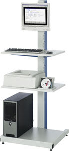 Computerständer, BxTxH 650x650x1750 mm,