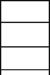 Aluminium-Steckregal, GF, 4 Böden,