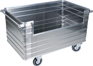 Alu-Kastenwagen, Längswandausschnitt,