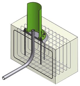 Ankerschraubenset f. Säulenschwenkkran