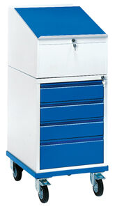 Stehpult, Schrank, 4 Schubl.,    BxTxH