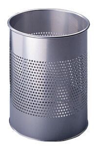 Papierkorb, Stahl gelocht, Vol. 15 l,