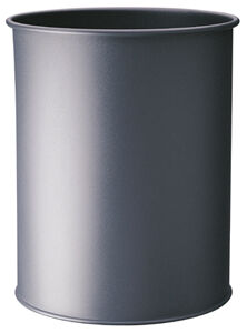 Papierkorb, Stahl, Vol. 15 l,