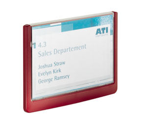 Türschild aus ABS, Klick-Funktion,