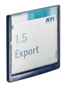 Türschild aus ABS, Klick-Funktion,