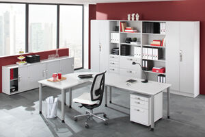Schreibtisch, BxTxH 1600x800x680-760mm,