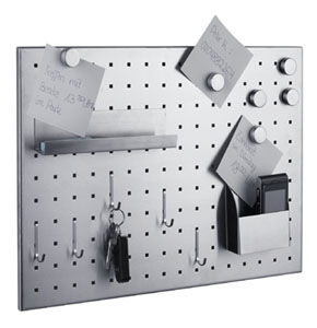 Magnettafel, Edelstahl, inkl. Zubehör,