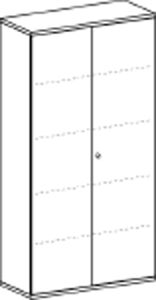 Flügeltürschr., BxTxH 1200x425x1920 mm,