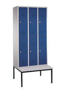 Fächerschr., untergeb. Sitzbank, KS,