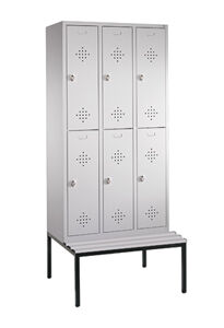Fächerschr., untergeb. Sitzbank, KS,