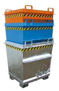 Klappbodenbehälter, konisch, 1,0 cbm,