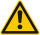 Warnschild, Folie, 25 mm, VE 21,