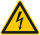Warnschild, Alu, 50 mm,