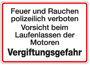 Hinweisschild, Alu, 350x250 mm,