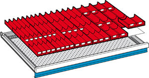 Mulden, H 50 mm, 8x4, 8x3, 8x2-tlg.,