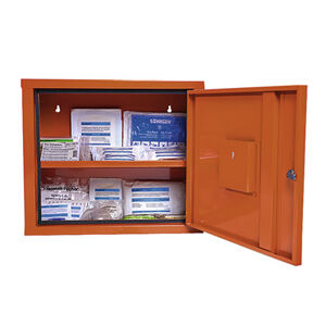Verbandschrank orange