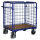 Paketwagen, Tragl. 500 kg, 4 Gitterw.,