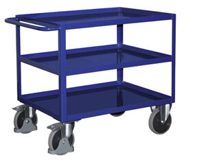 Tischwagen, Tragl. 400 kg, 3 Wannen,
