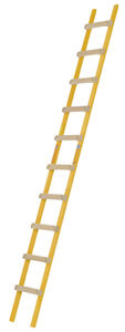 Holz-Dachdecker-Auflegeleiter,