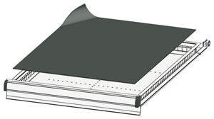 Einteilungsmaterial Polak 27x36D Gummimatte