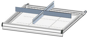 Einteilungsmaterialset, 1 Schlitzwand,