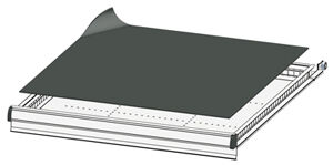Einteilungsmaterial Polak 36x36D Gummimatte