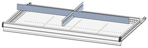 Einteilungsmaterialset, 1 Schlitzwand,