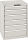 Schubl.schrank, BxTxH 717x725x1000 mm,