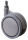Möbelrolle, KS, D 75 mm, Tragl. 50 kg,
