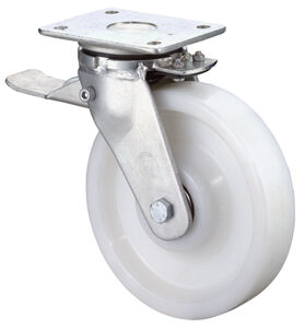 Schwerlast-Lenkr., Festst., Kunststoff,