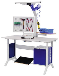 Werktisch, BxTxH 1500x750x735-1100 mm,