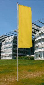 Alu-Fahnenmast 2-tlg., 360 Grad drehb.
