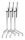 Bistro-Stehtisch, Durchm.xH 60x1080 mm,