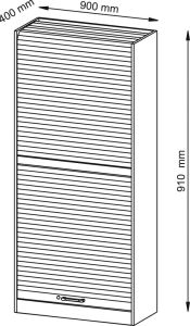 Rollladenschr., BxTxH 900x400x2004 mm,