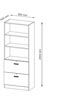 Regalschrank, BxTxH 800x420x2004 mm,