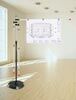 Planhalter mobil, 3 Alu-Schwenkarme A0,