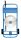 Abroll-Wagen, fahrbar, blau,
