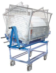 Kippaufsatz für Paletten-Fahrgestelle,