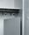 Trennwand aus blauem Leinenmaterial,
