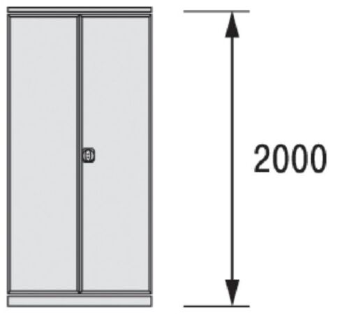 Flügeltür 2000x1000      R7035