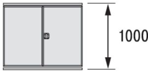 Flügeltür 1000x1300      R7035