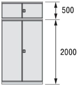 Flügeltür 2500x1300      R7035