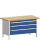 Werkbänke 3 Schubladen mit Vollauszug (Höhen 150 mm, 150 mm, 200 mm) 15-39470