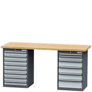 Reihenwerkbänke Classic-Linie;Breite 2000 mm;2...